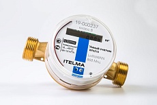 Счетчик холодной воды Ителма (Ду=15мм, L=80мм, Qном=1,5 м3/ч, с накладным модулем LoRaWAN) WFK25.D080-3-B-L-LW1-IP54