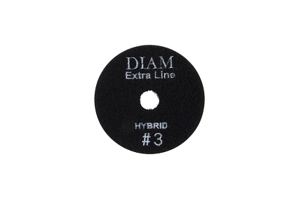 Круг алмазный гибкий шлифовальный Step-3 Extra Line Hybrid (100х3 мм; №3; черный) Diam 688