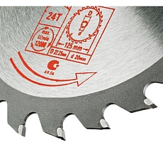 Диск пильный по дереву (125х22.23/20 мм; 24Z) TORGWIN S58930