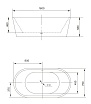 Акриловая ванна Art&Max AM-203-1600-750 160x75