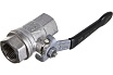 Усиленный шаровой кран RUB BRESСIA (S.33), 1/2" DN15 PN65, ВР-ВР, ручка S33D00