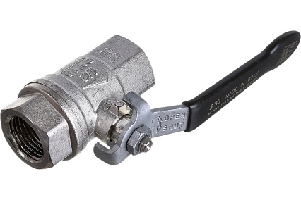 Усиленный шаровой кран RUB BRESСIA (S.33), 1/2" DN15 PN65, ВР-ВР, ручка S33D00