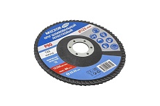 Круг шлифовальный лепестковый (125х22.2 мм, P80, КЛТ2) 61002 Мегеон к0000038839