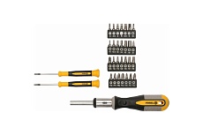 Отвертка с трещоткой и набором бит Vorel 31 шт. 64655