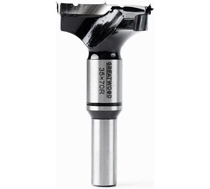 Сверло чашечное Greatwood премиум HW 35x70 S10x26 LH, Z3 TL31820