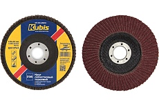 Круг лепестковый торцевой конический Т29 Р36, 125х22 мм KUBIS 07-00-2903