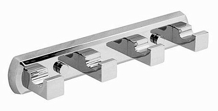 Крючок WasserKRAFT Lippe K-6574, планка 4 крючка