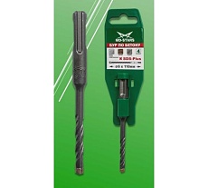 Бур по бетону и кирпичу 4 кромки, 8x160 мм, SDS-Plus MD-STARS MD-B4C8Х160