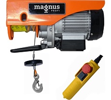 Стационарная мини электрическая таль Magnus Profi MEH, 250/500 кг, 6/12 м, 220В SZ060147