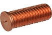 Шпилька приварная 250 шт, М6, 16 мм, Cu ЦКИ 77482