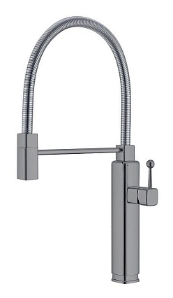 Смеситель для кухни Vincea VKF-101GM вороненая сталь