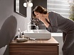 Смеситель для раковины Hansgrohe Vivenis 110 75022700 матовый белый