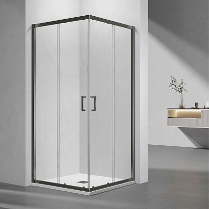 Душевой уголок RGW Passage PA-39Gr 100x100 прозрачное, графит 03083900-110