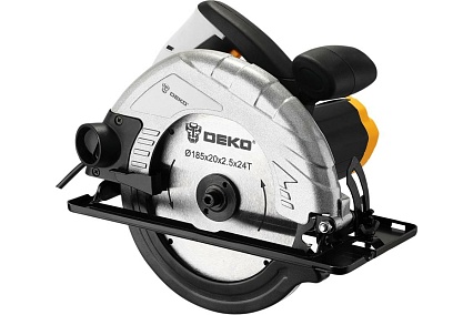 Дисковая (циркулярная) пила Deko DKCS1600-190 1600 Вт, диск 185 мм 063-4282