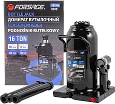 Бутылочный домкрат Forsage 16 т, с клапаном, 227-427 мм F-T91604(Euro) 51358