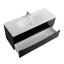 Мебель для ванной BelBagno Marino-Cer-N 120 см Nero Lucido