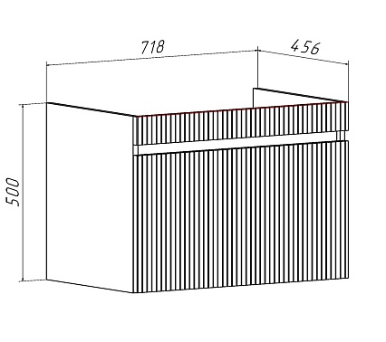 Мебель для ванной Руно Модена 75 см