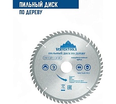 Диск пильный по дереву (210х32-30 мм; 56 зубов) Vertextools 210-56-32