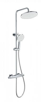 Душевая стойка Wonzon&Woghand Neo WW-B3045-A-CR термостат, хром