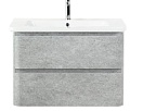 Тумба с раковиной BelBagno Albano-Cer 80 см Cemento Verona Grigio