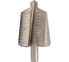 Сверло ступенчатое в блистере (40-50 мм; HSS 4241) Forsage F-44742C(49826)