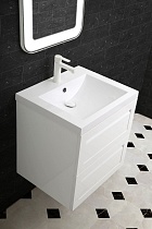 Мебель для ванной Art&Max Platino 58 см белый глянец
