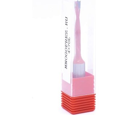 Сверло присадочное монолитное глухое ZY-90203L (4х70 мм; хв-к 10 мм; левое вращение) МНОГОФРЕЗ 6672