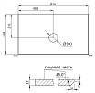 Тумба со столешницей BelBagno Kraft 80 см Pietra Grigio