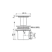 Сифон для поддона Alcaplast A48
