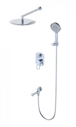 Душевой набор Wonzon&Woghand Frame WW-88939010-CR хром