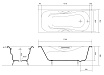 Чугунная ванна Aquatek Гамма 170x75 AQ8070FH-00 с ручками