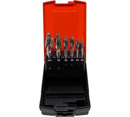 Набор цековок (6 шт; 180 градусов; М3-M10; HSSE) Bucovice Tools 853801