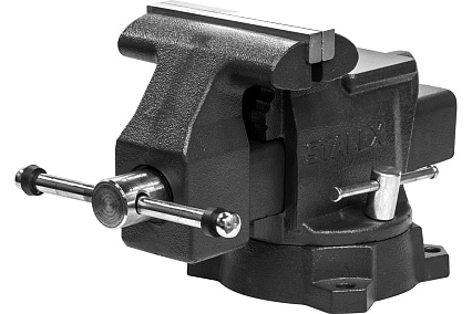 Слесарные тиски Stalex Кайман 139x125 мм, 210°, 12 кг D50