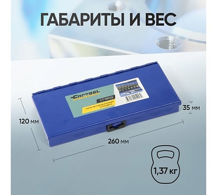 Набор метчиков и плашек 32 предмета Car-tool CT-W032