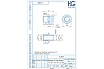 Штуцер для бочки HG 1/2" ВР х 3/4" НР х 25 мм 1897810