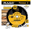 Диск пильный универсальный 250 мм (9 7/8"), z42, посадка 30+25.4/20/16 мм RAGE Furious 594236