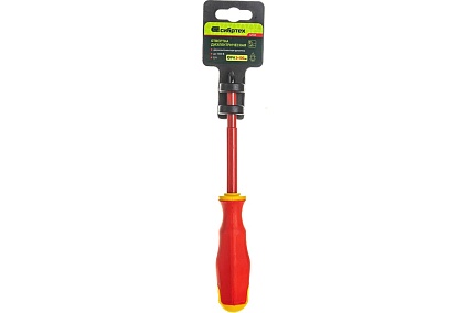 Диэлектрическая отвертка Сибртех PH2*100mm 12929