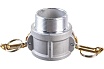 Камлок соединение типа B (2"; розетка; наружная резьба BSP; алюминий) TITAN LOCK TL200BAL