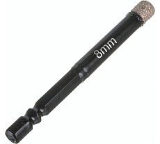Коронка алмазная по керамограниту 8 мм PROFI 1/4 Skrab 31108