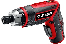 Аккумуляторная отвертка-трансформер Зубр ViX-T 10 бит ЗО-ЕМ-3.6 Ли