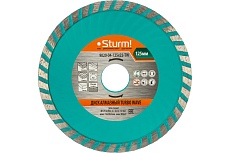 Диск алмазный Turbo wave по железобетону (125х22.2/20 мм) Sturm 9020-04-125x22-TW