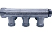 Коллектор Tiemme 3 отвода, регулируемый 3/4"х3/4(18) евроконус Maxima Corner (никель) 1850008 / 1871K