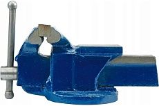 Слесарные тиски Vorel неповоротные, с наковальней, 125 мм 36033