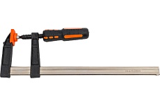 Реечная струбцина Harden усиленная, 2-х компонентная рукоятка, 80*300 мм 600303