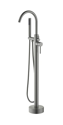 Напольный смеситель Aquatek Европа AQ1345BGM оружейная сталь