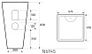 Раковина Gid Nb145 47.5 см