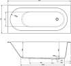 Ванна из искусственного камня Allen Brau Krion Stone 170x70 белый матовый 2.36001.20