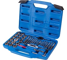 Набор метчиков и плашек King Tony SK5 M3-M12, кейс, 39 предметов 12939MQ1