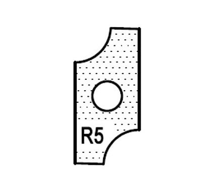 Нож T61208 внутренний радиус R5 для 1472516512 ROTIS 744.T61208