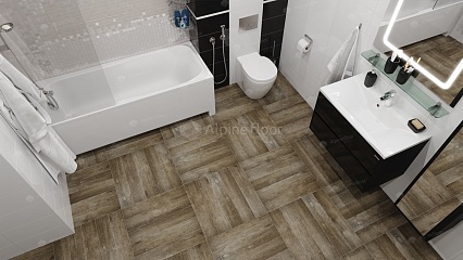 SPC ламинат Alpine Floor Expressive Американское Ранчо 610x122x6 мм, ECO 10-6В